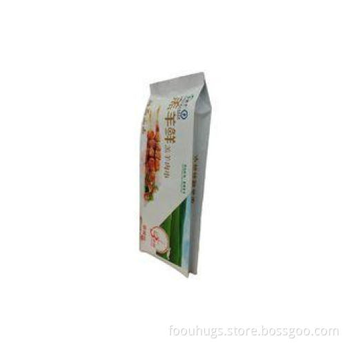 Side Gusseted Frozen Food Packaging Fin Seal Organ Bags For